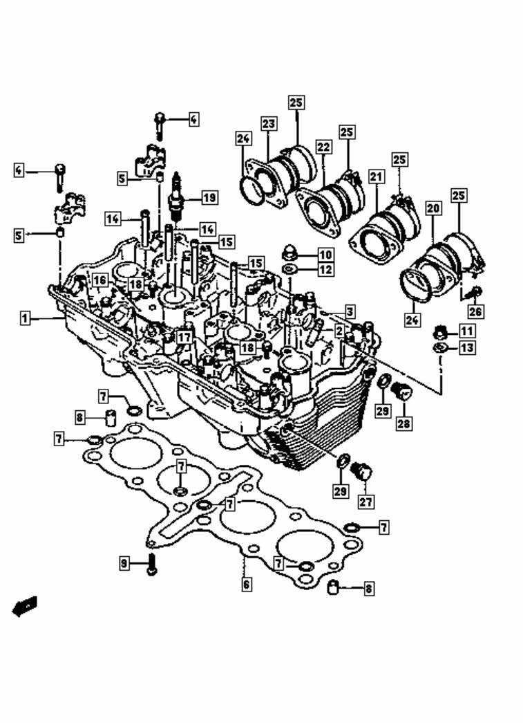1986 Suzuki GSXR 750 Parts Catalog preview img 2