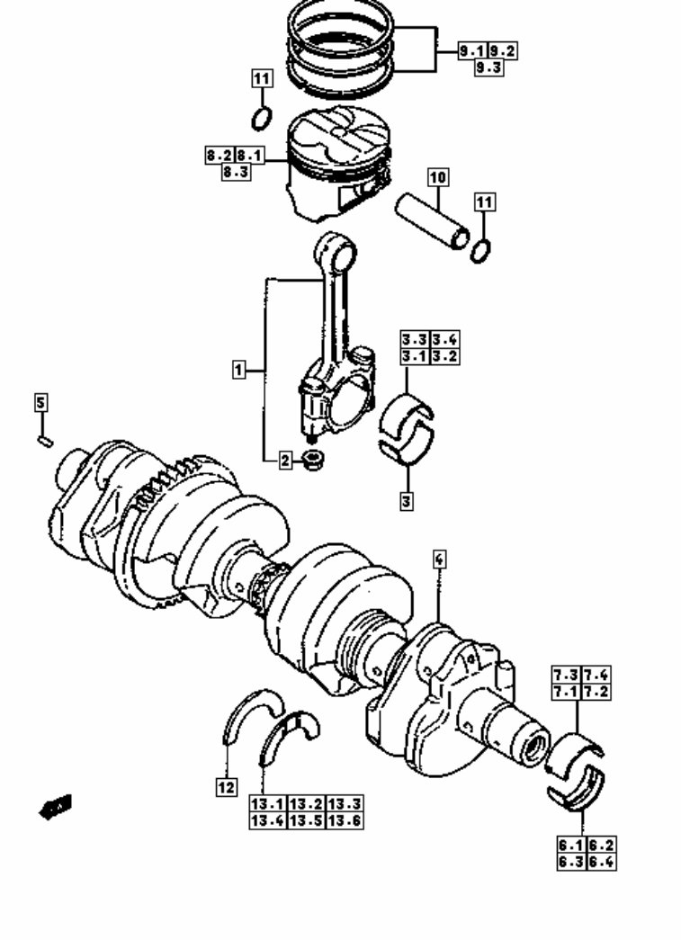 1986 Suzuki GSXR 750 Parts Catalog preview img 8