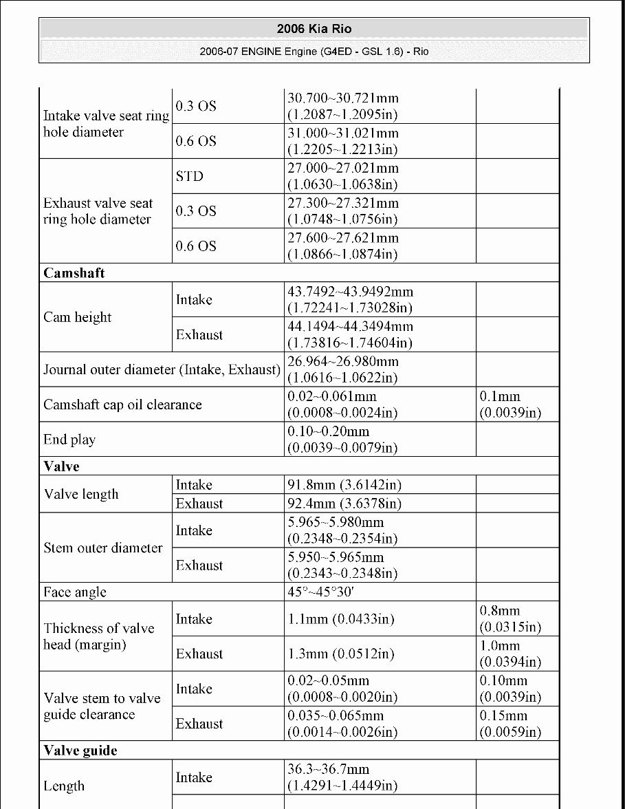 2006-2008 Kia Rio Service & Repair Manual preview img 2