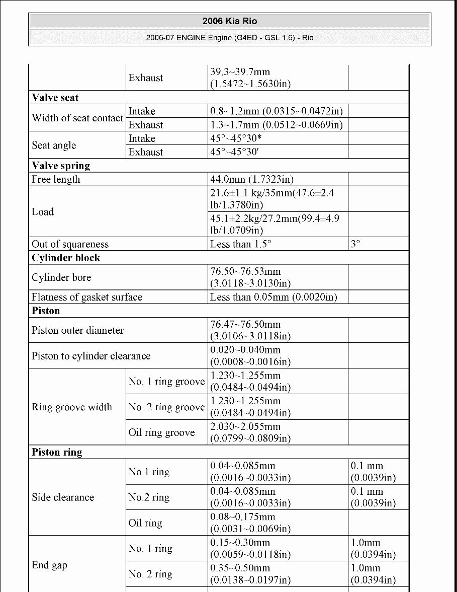 2006-2008 Kia Rio Service & Repair Manual preview img 3