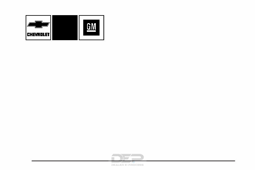 2008 CHEVY / CHEVROLET Uplander Owners Manual preview img 2