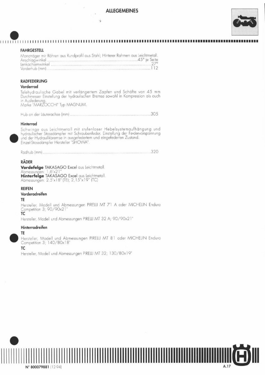 1993-1998 Husqvarna TE 610 Service & Repair Manual preview img 7