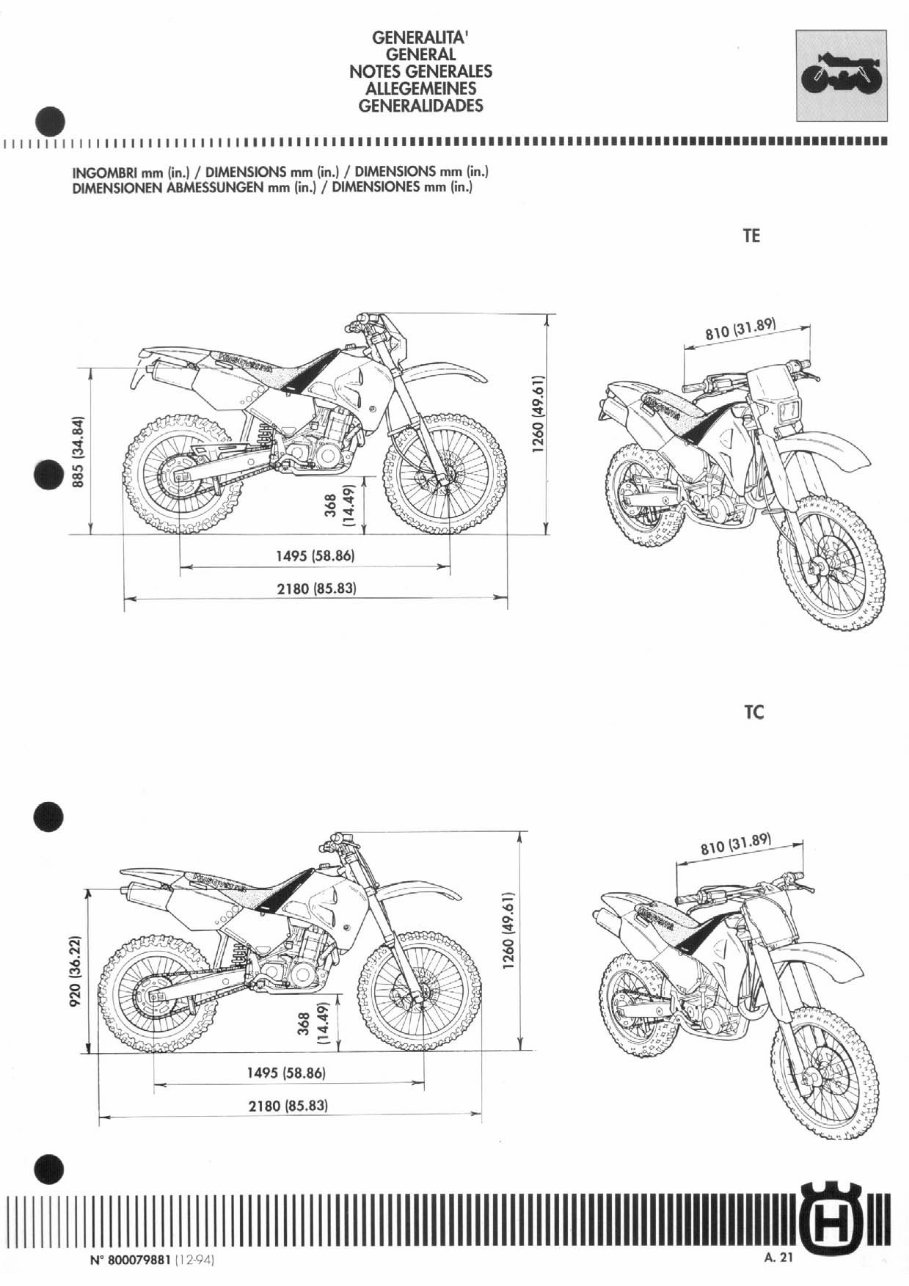 1993-1998 Husqvarna TE 610 Service & Repair Manual preview img 8