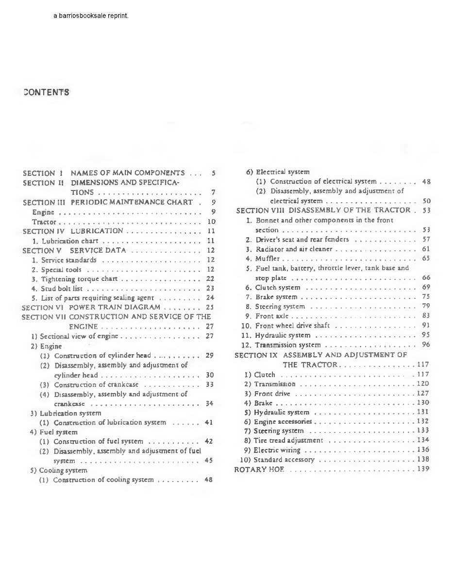 Bolens G152/G154/G172/G174 Diesel Tractors OEM Service & Repair Manual preview img 2