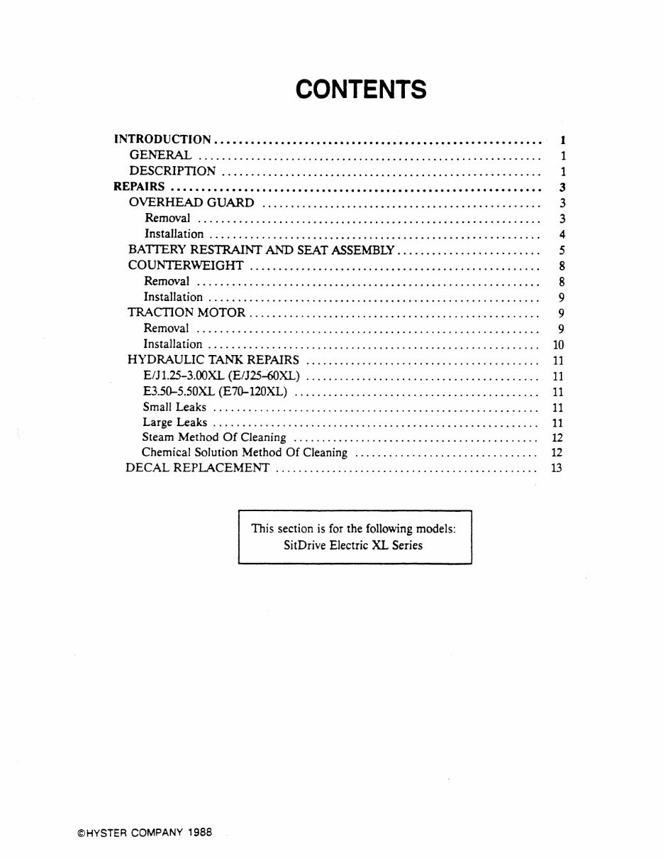 Hyster B210 (N30AH) Forklift Service Repair Manual preview img 5