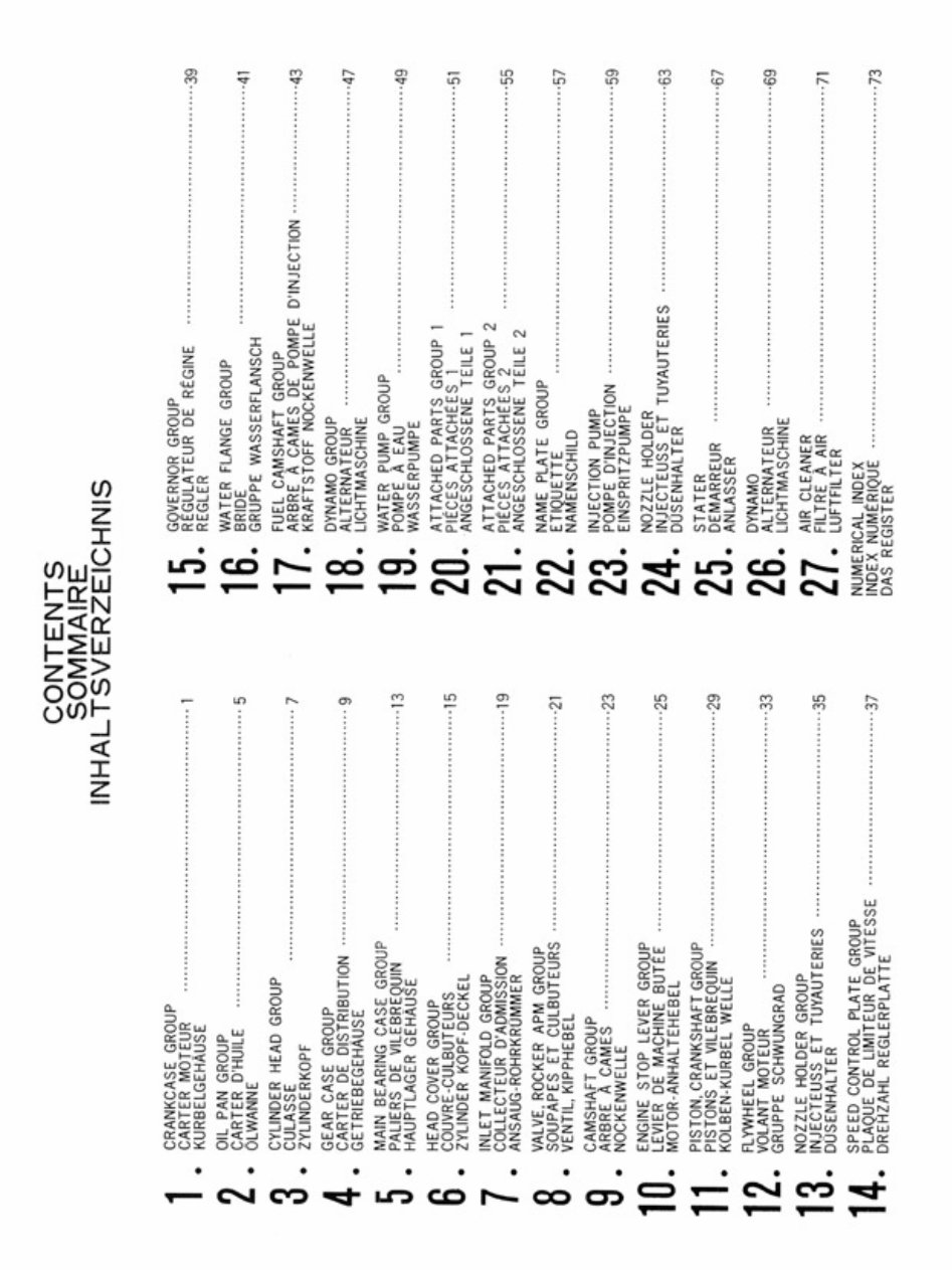 Kubota D950 engine parts list. D950-BBS-1 preview img 3