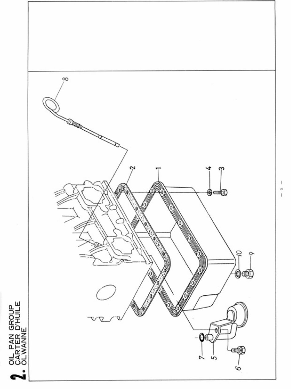 Kubota D950 engine parts list. D950-BBS-1 preview img 7