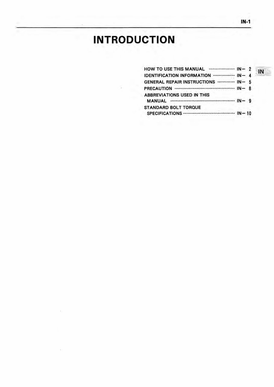Toyota 3S-FE, 3S-GE, 3S-GTE, 5S-FE Engines OEM Service & Repair Manual preview img 3