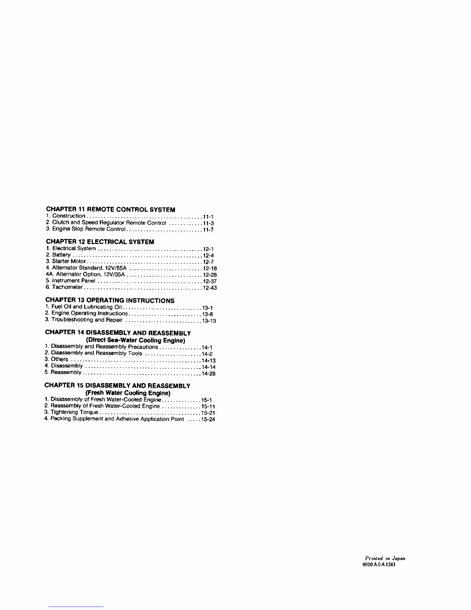 Yanmar Marine (1GM10(C), 2GM20(F)(C), 3GM30(F)(C), 3HM35(F)(C)) Diesel Engine Workshop Repair & Service Manual [COMPLETE & INFOR preview img 4