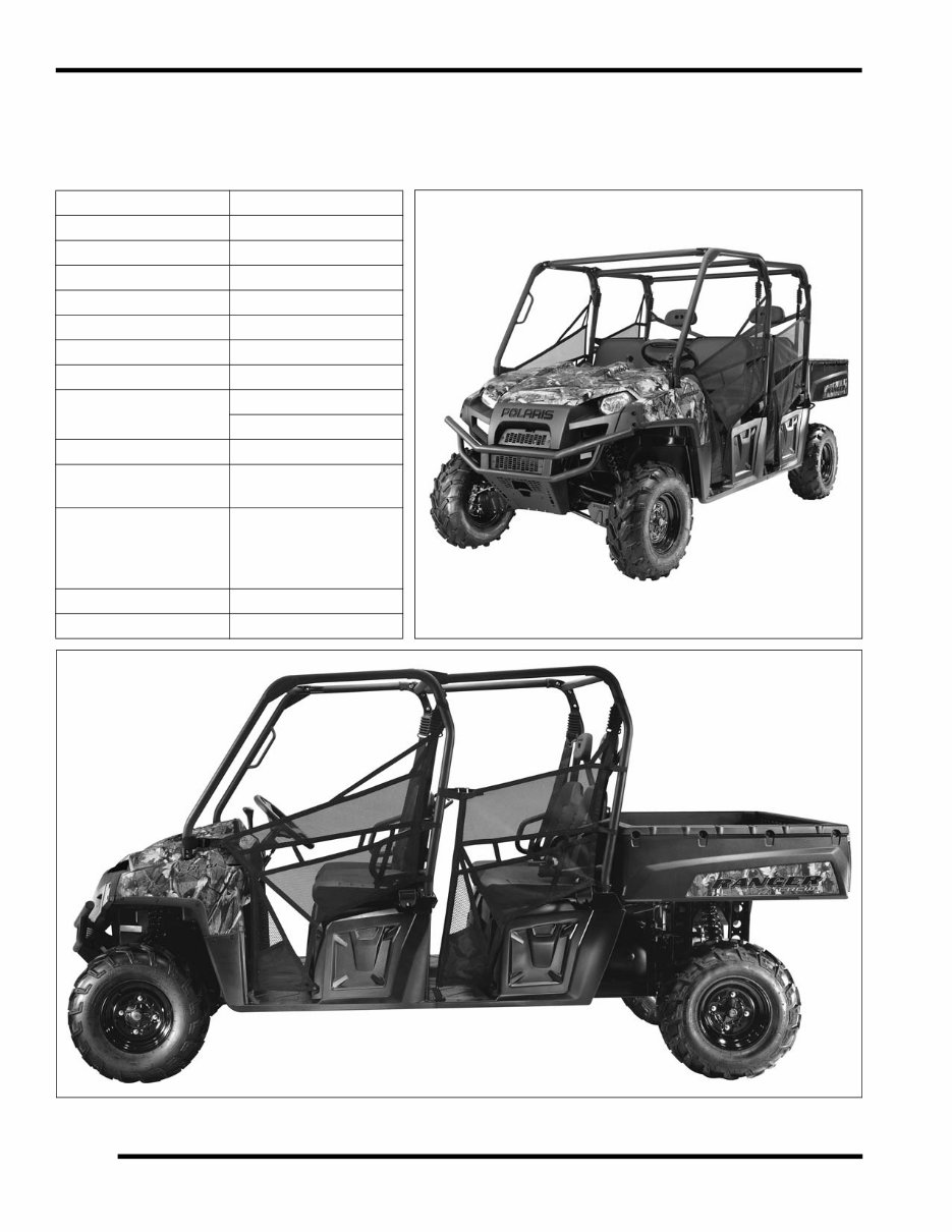 2010-2012 Polaris Ranger XP 800 ATV Service & Repair Manual preview img 8