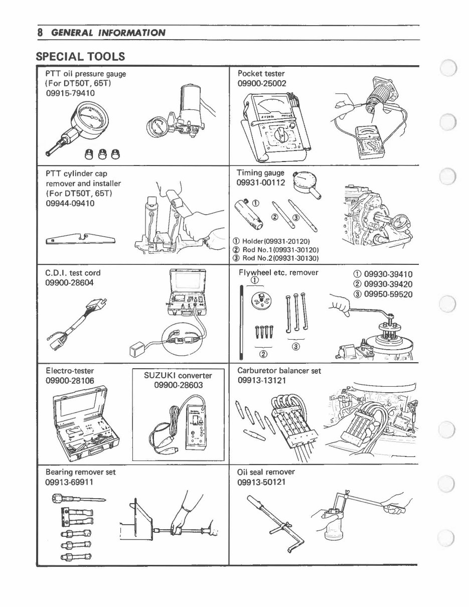 1981-1992 Suzuki DT48 DT50 DT55 DT60 DT65 2-Cyl 2-Stroke Outboard preview img 8