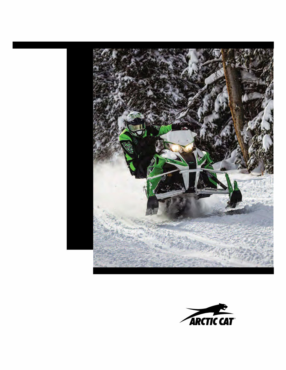 2014 Arctic Cat ZR/XF/M (M8000) Snowmobiles OEM Service & Repair Manual preview img 2