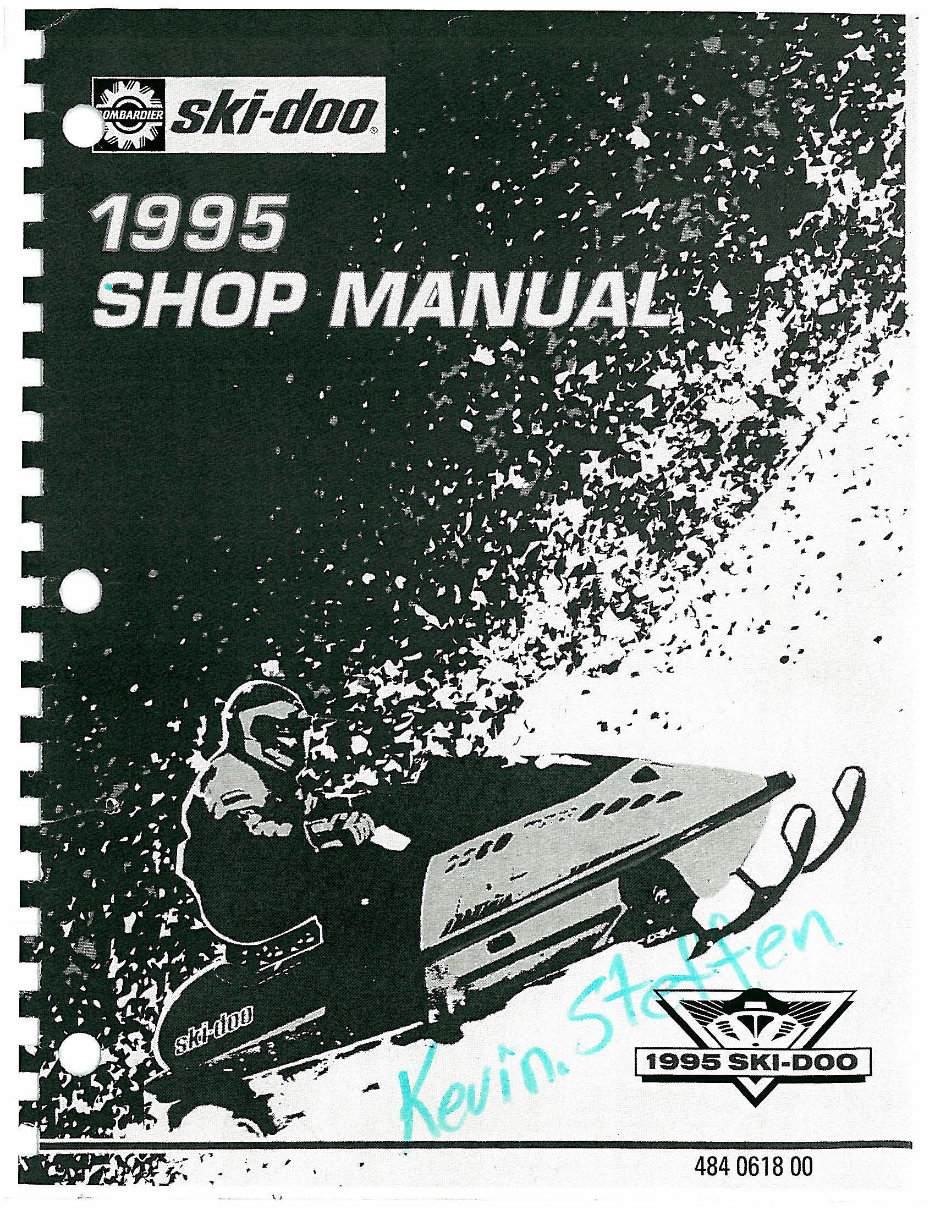 1995 Ski-Doo Formula SS Factory Service & Work Shop Manual preview img 1