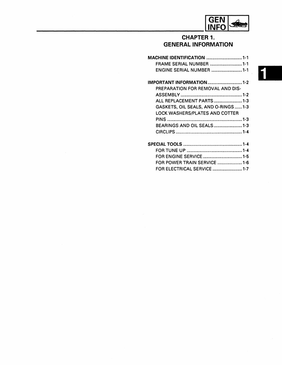 1998 YAMAHA VENTURE VT500 Factory Service & Work Shop Manual preview img 3