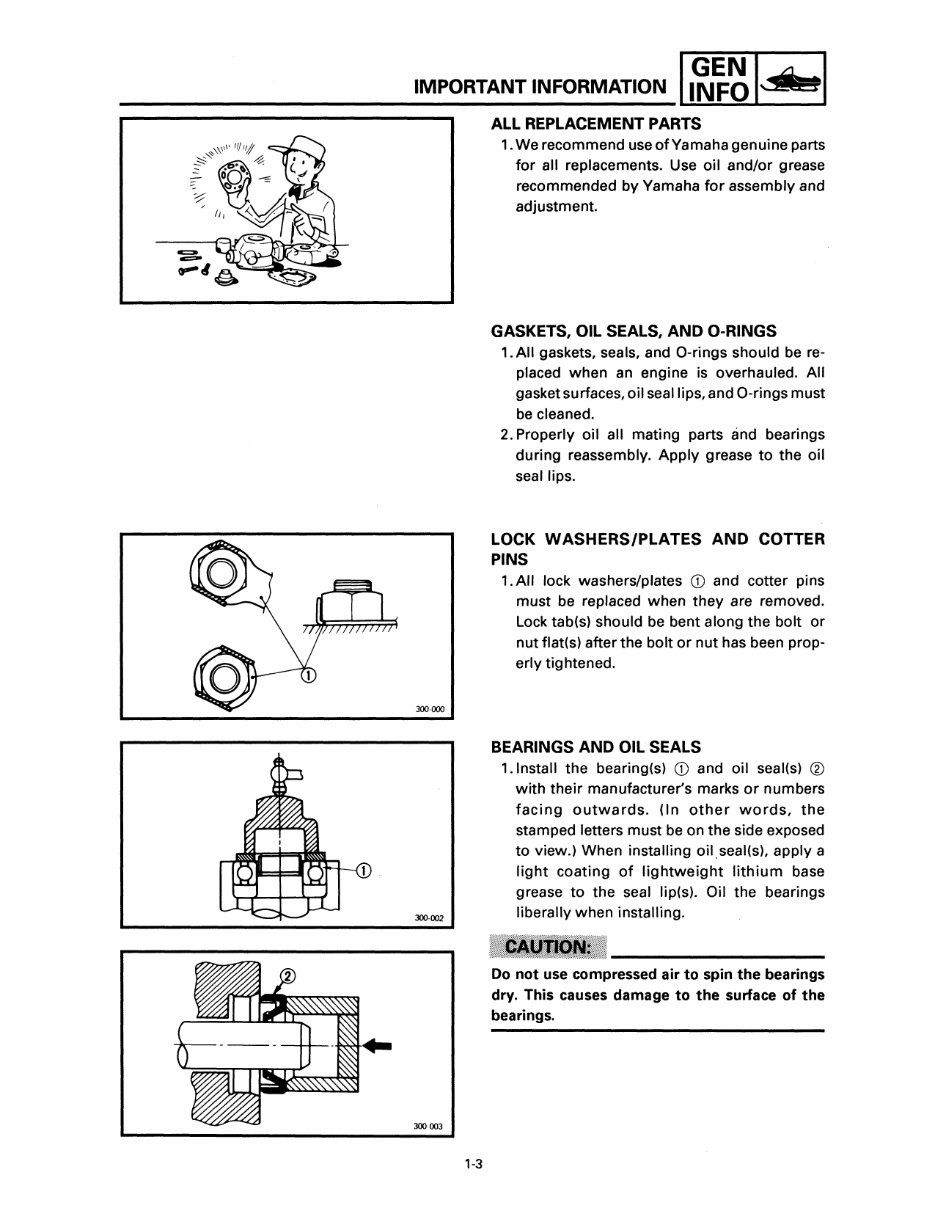 1998 YAMAHA VENTURE VT500 Factory Service & Work Shop Manual preview img 6
