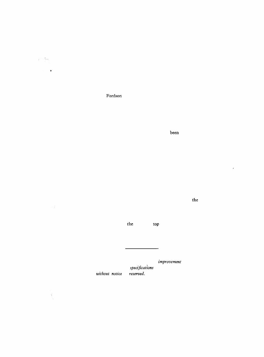 Ford Fordson Major Tractor Service Manual preview img 3