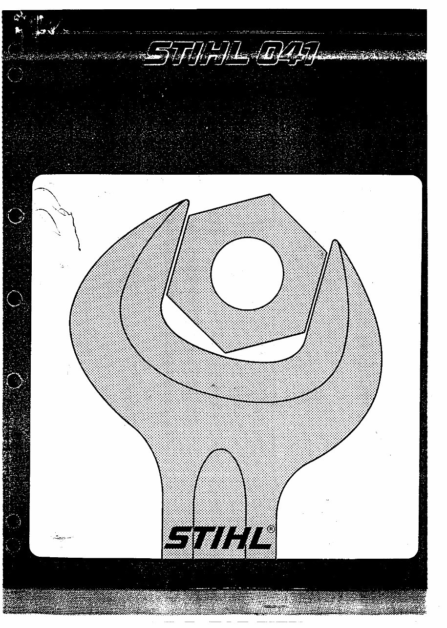Stihl 041 (041AV) Chainsaw OEM Service & Repair Manual preview img 1