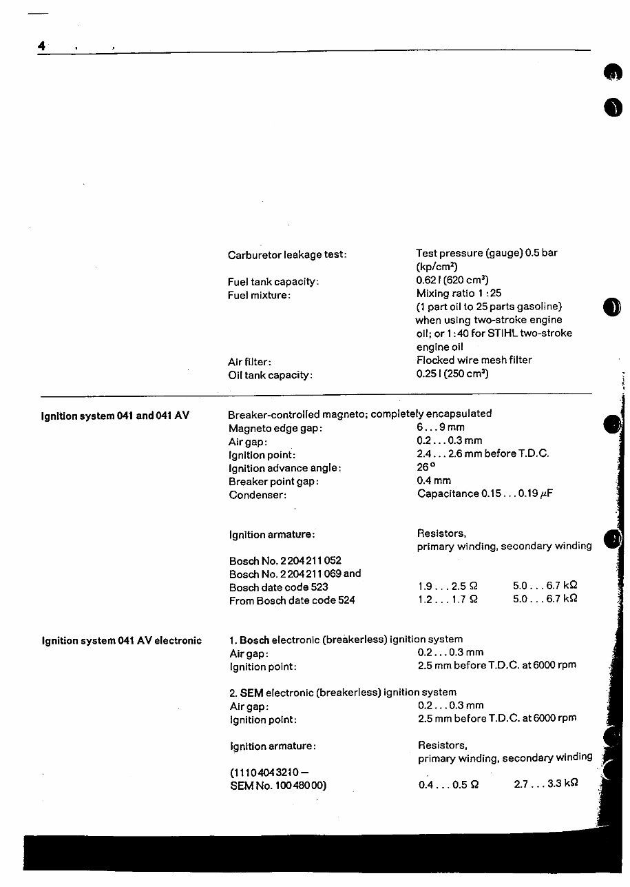 Stihl 041 (041AV) Chainsaw OEM Service & Repair Manual preview img 5