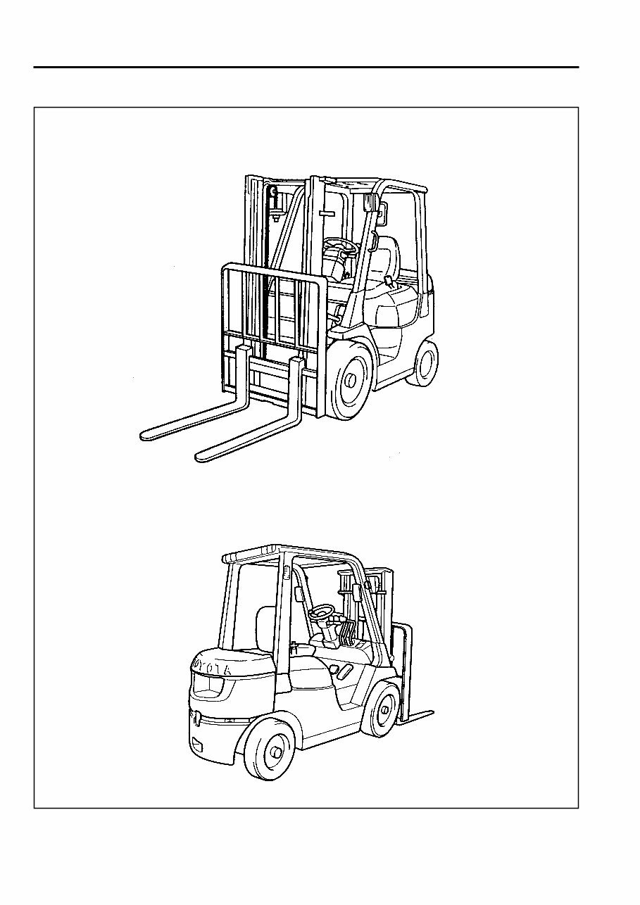 Toyota (BT) LPG Forklift Truck 7FGF15, 7FGF18, 7FGF20, 7FGF25, 7FGF30, 7FGJ35 Workshop Service Manual preview img 3