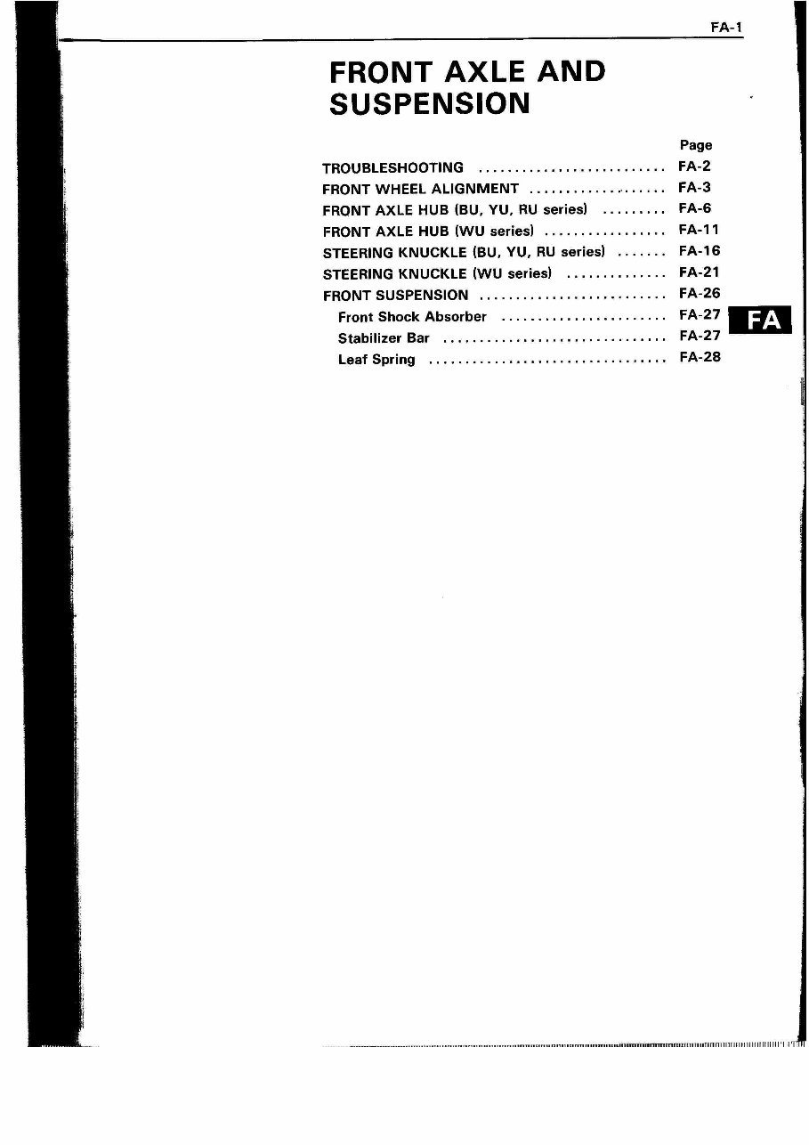 1984-1994 Daihatsu Delta Truck Service & Repair Manual preview img 1