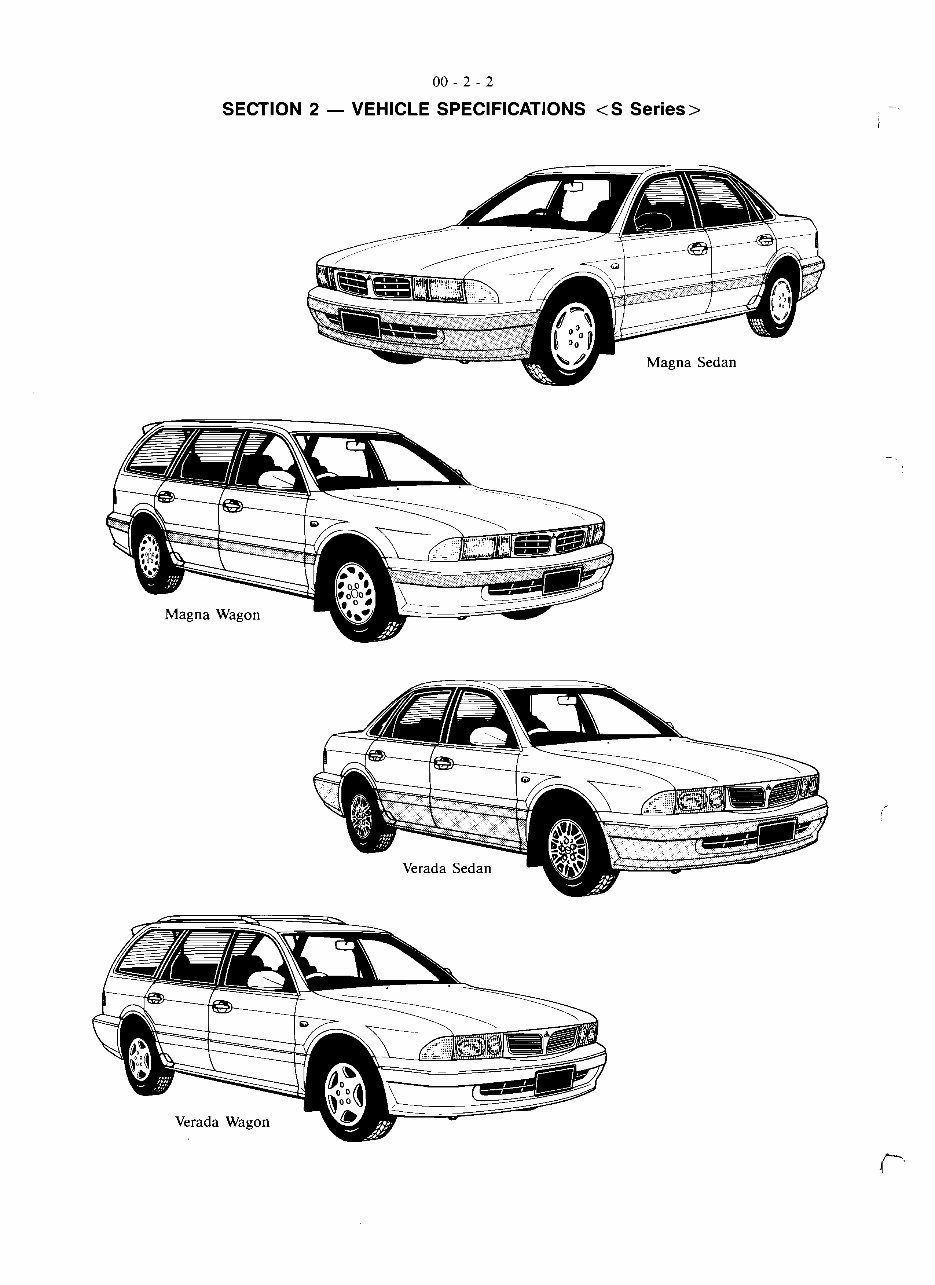 1991-1996 Mitsubishi Magna Verada TR TS KR KS Service & Repair Manual preview img 8