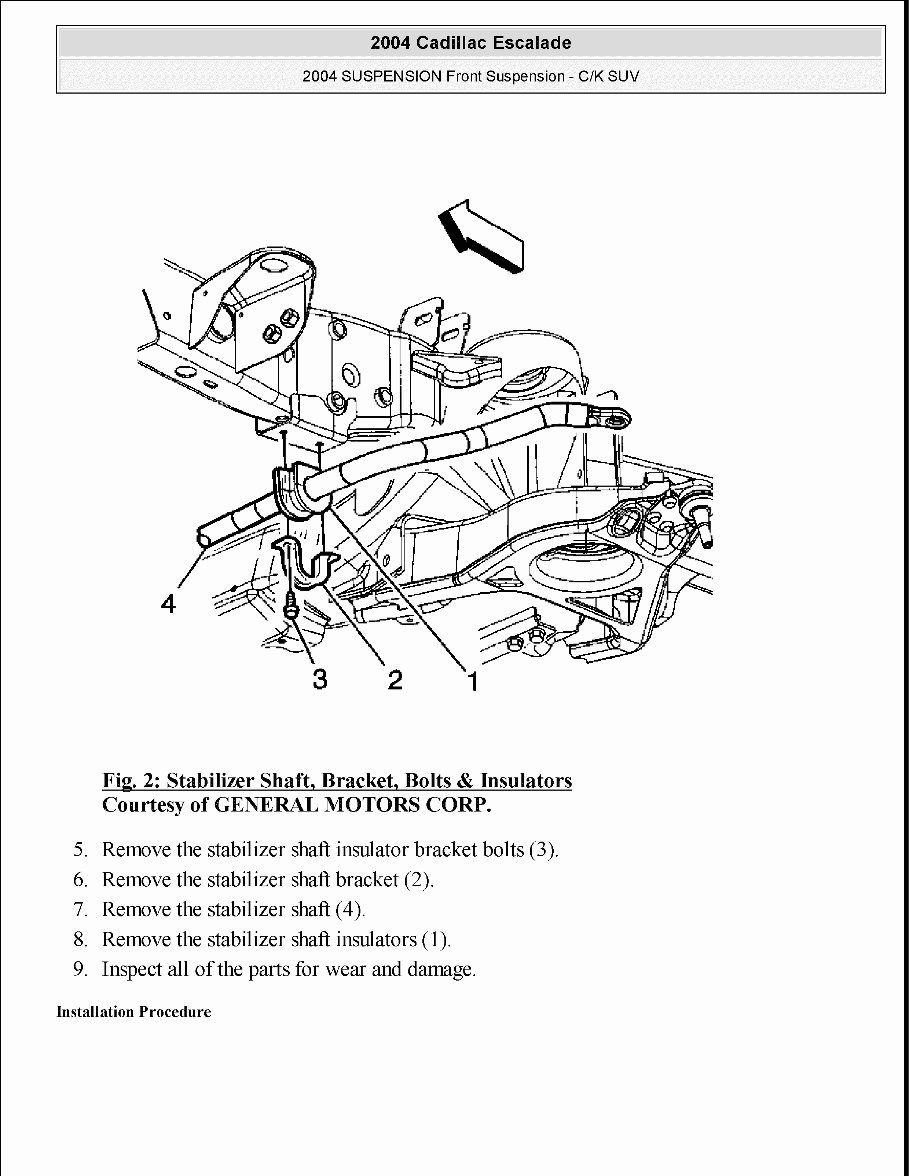 2002-2004 Cadillac Escalade Service & Repair Manual preview img 3