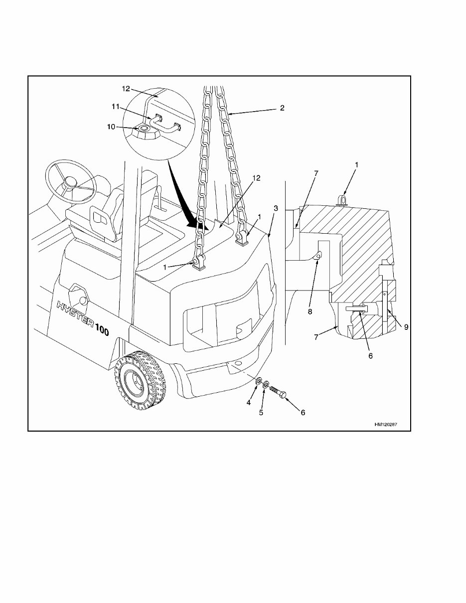 Hyster F004 (S80XM BCS) Forklift Service Repair Manual preview img 6