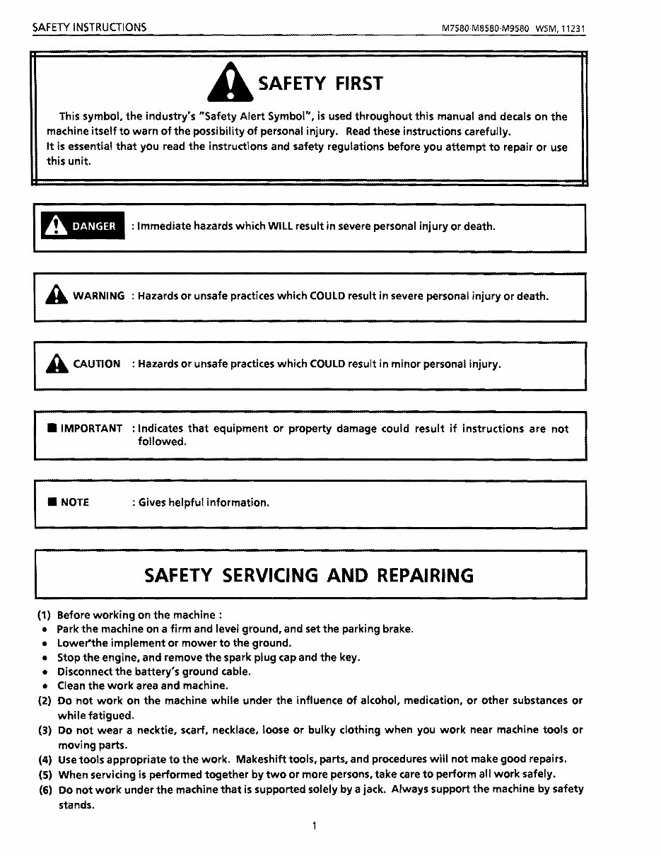 Kubota M7580 Tractor Factory Service Repair Manual preview img 1