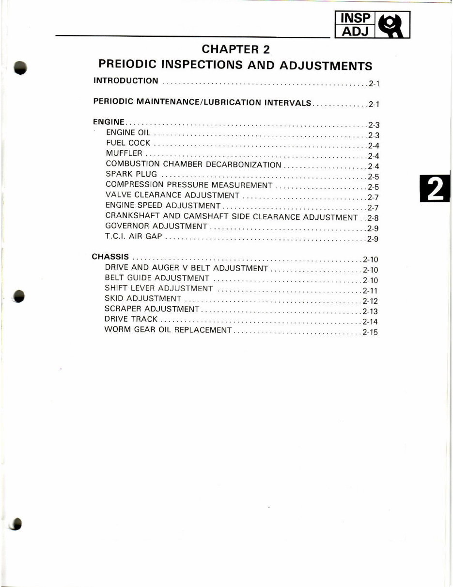 1987-1995 Yamaha YS828TM, YS624TM Snow Blower Service & Repair Manual preview img 9