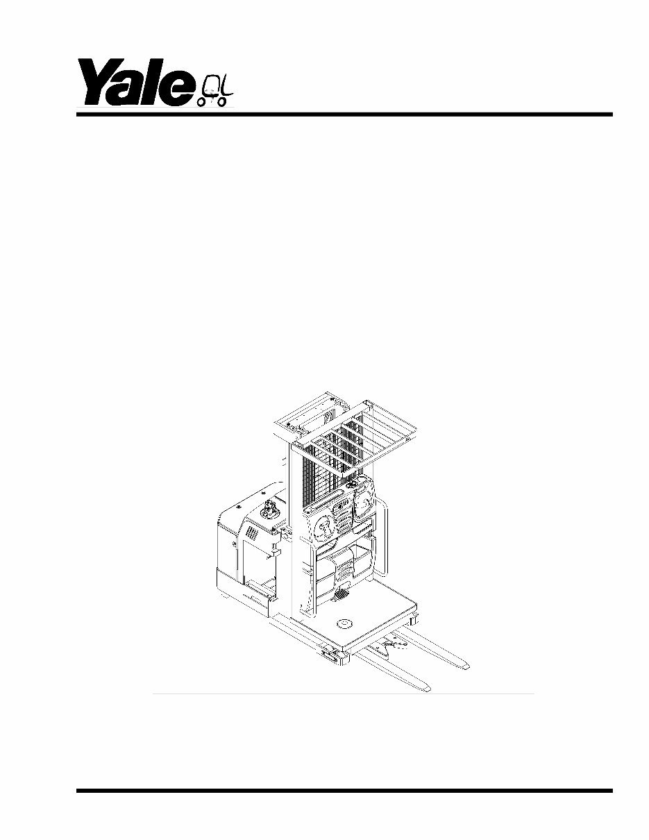 YALE (C801) OS030EC, (D826) OS/SS030BE Lift Truck Service Repair Manual preview img 1