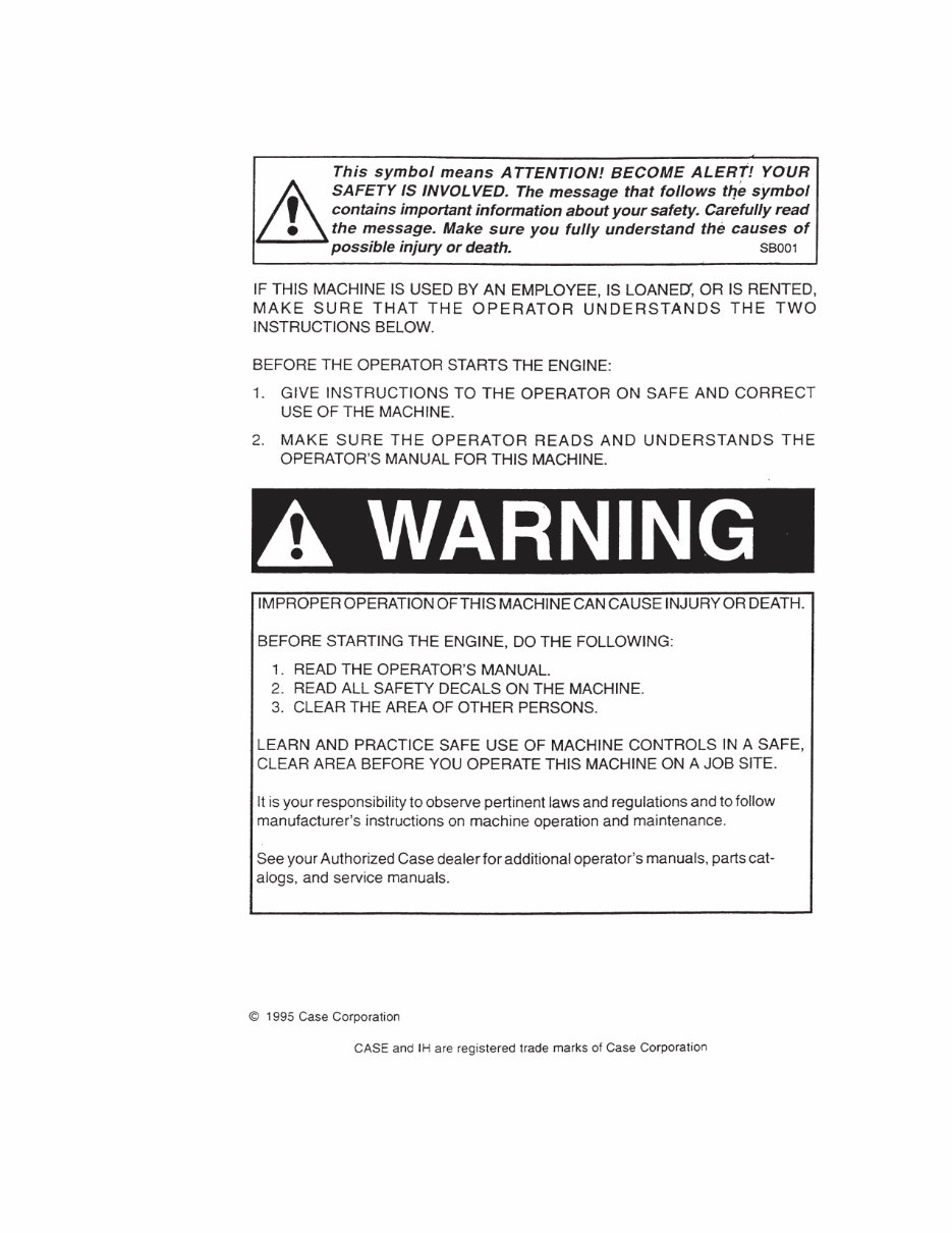 Case 580k Phase 3 Backhoe Loader Operators Manual preview img 2