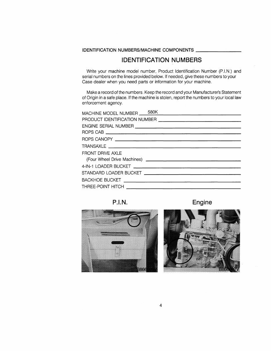 Case 580k Phase 3 Backhoe Loader Operators Manual preview img 6