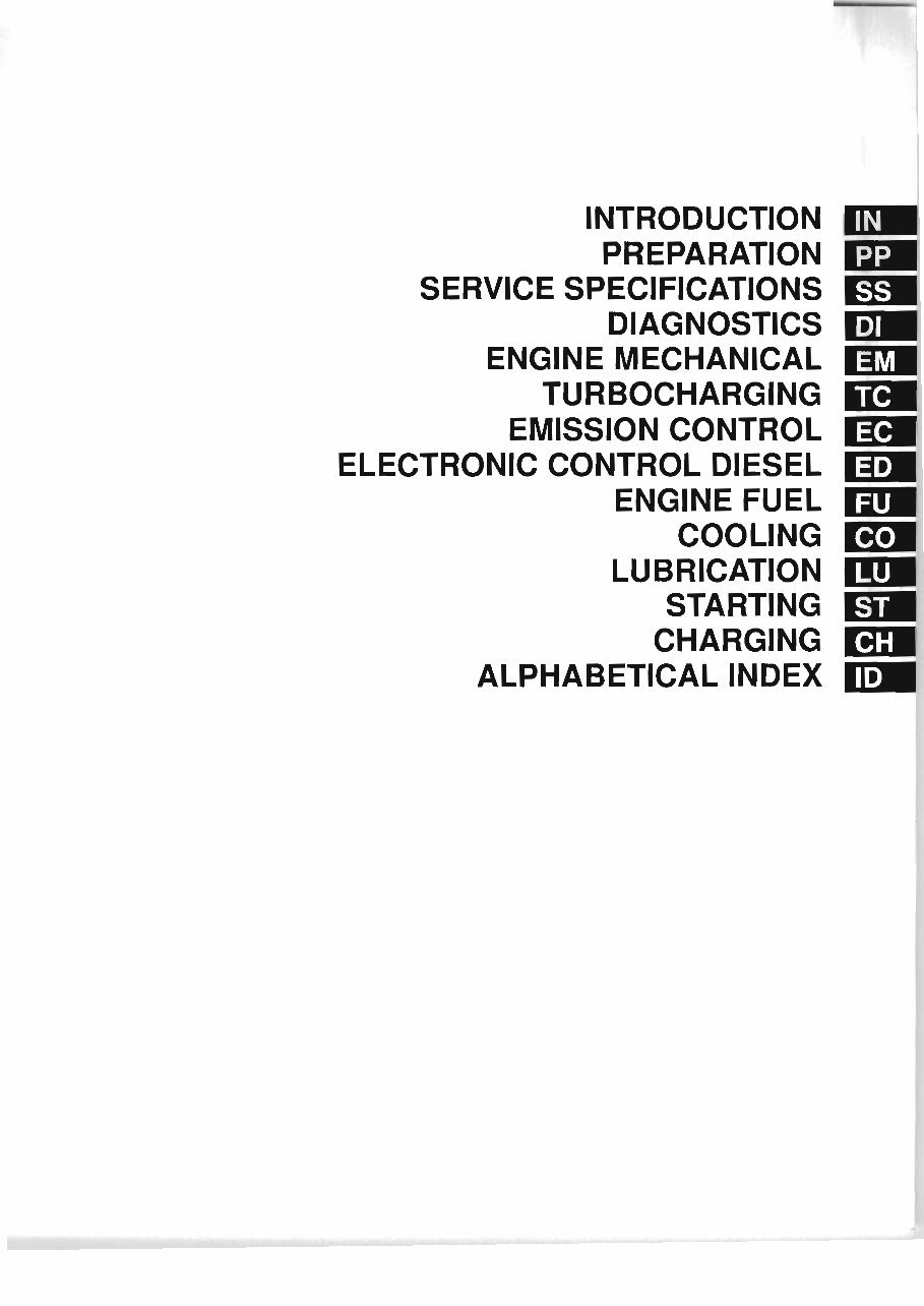 Toyota 1KD-FTV (3.0L Diesel) Engine OEM Service & Repair Manual preview img 4
