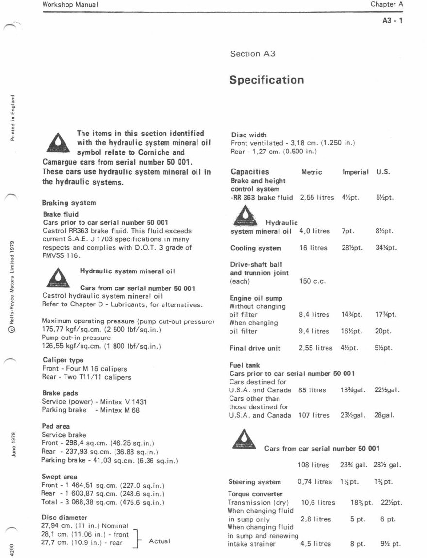 1977-1980 Rolls Royce Silver Shadow II Wraith II Corniche Camargue Bentley T2 Service & Repair Manual preview img 10