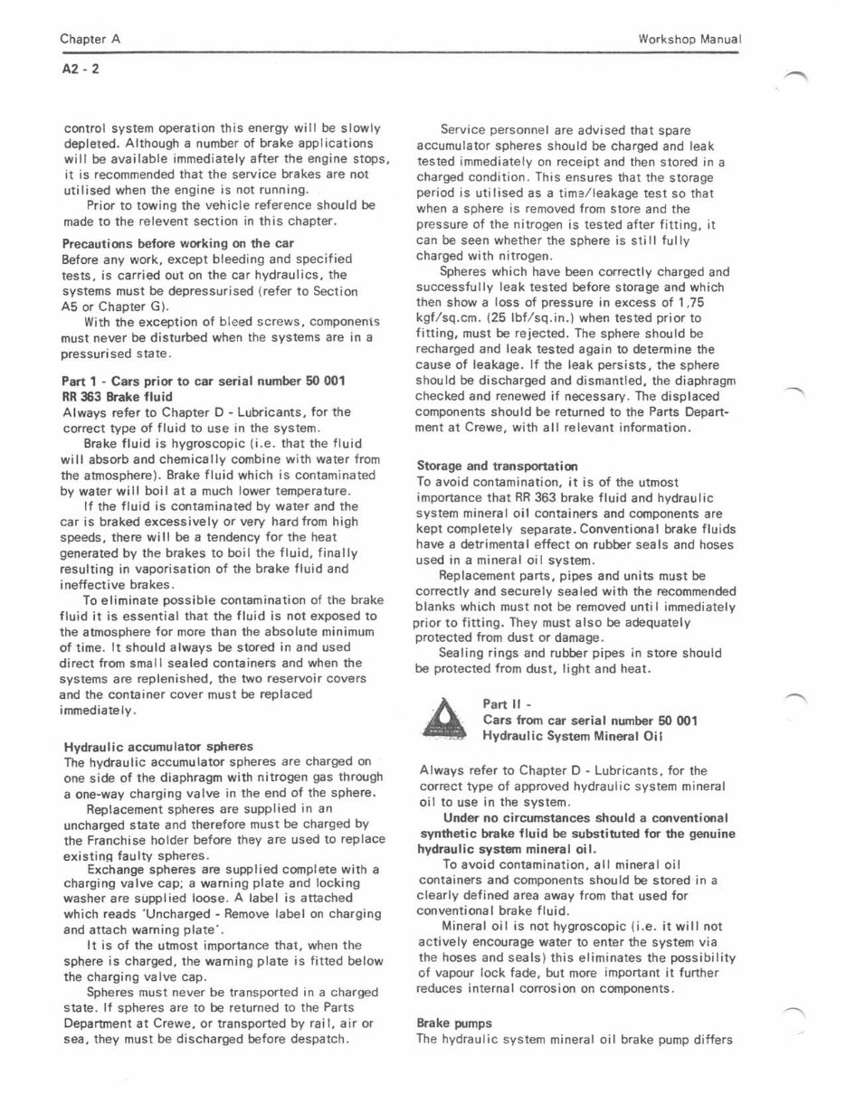 1977-1980 Rolls Royce Silver Shadow II Wraith II Corniche Camargue Bentley T2 Service & Repair Manual preview img 6