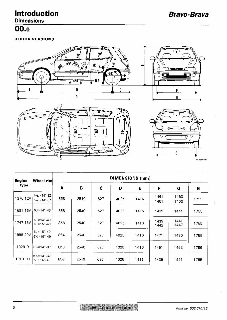 1999 Fiat Bravo Service & Repair Manual preview img 8