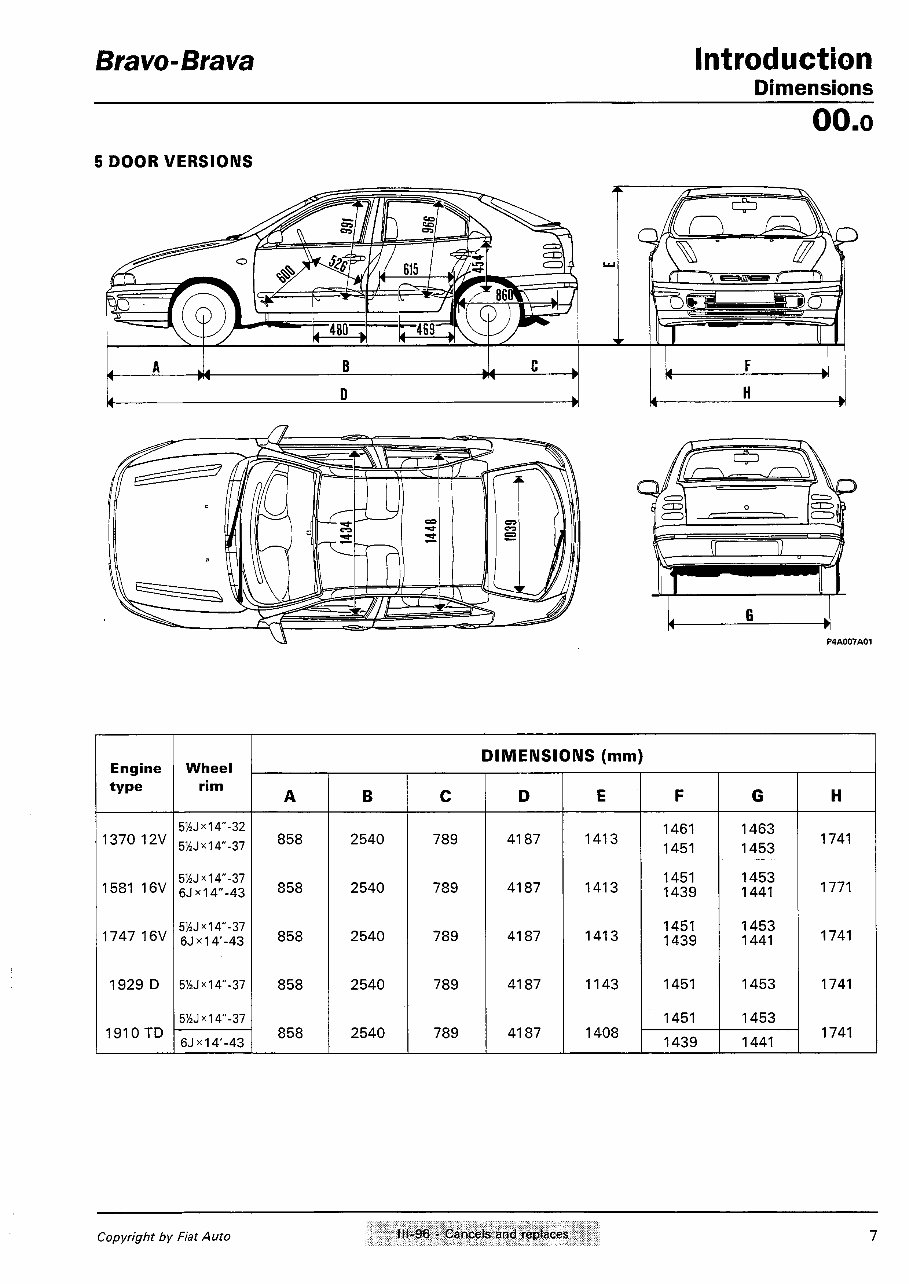 1999 Fiat Bravo Service & Repair Manual preview img 9