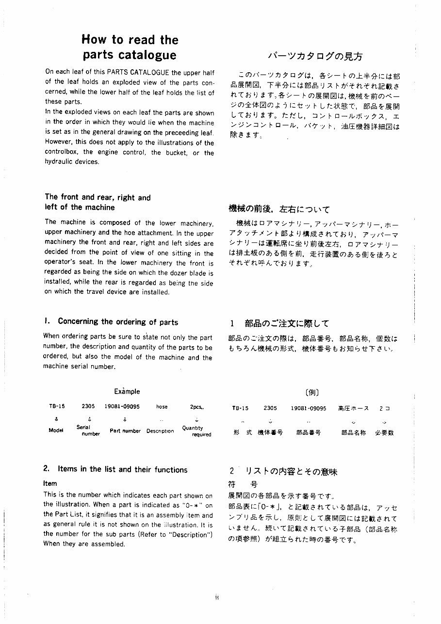 Takeuchi TB15 TB120 Compact Excavator Parts Manual (SN00543& After) preview img 2