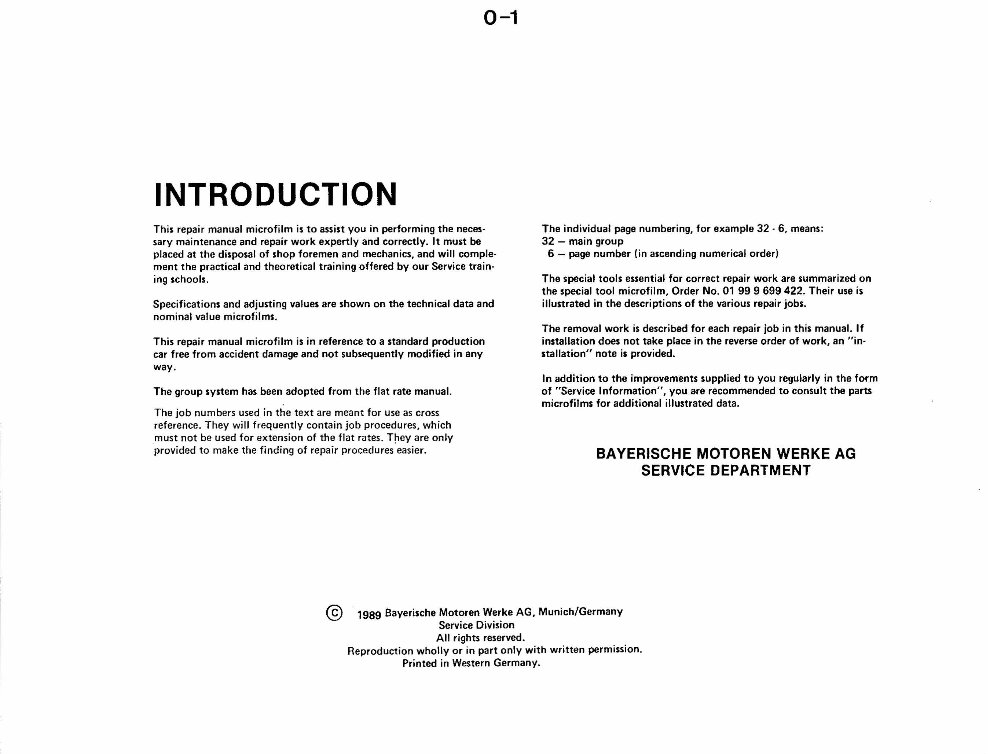 1989 BMW 3 Series (E30) Service & Repair Manual preview img 2