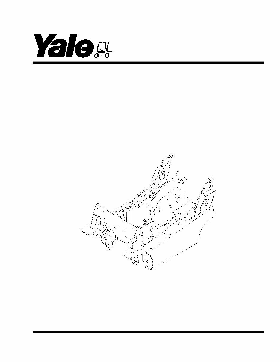 YALE (D810) GLP030VX, GDP030VX, GLP035VX, GDP035VX, GLP040SVX, GDP040SVX Lift Truck Service Repair Manual preview img 1