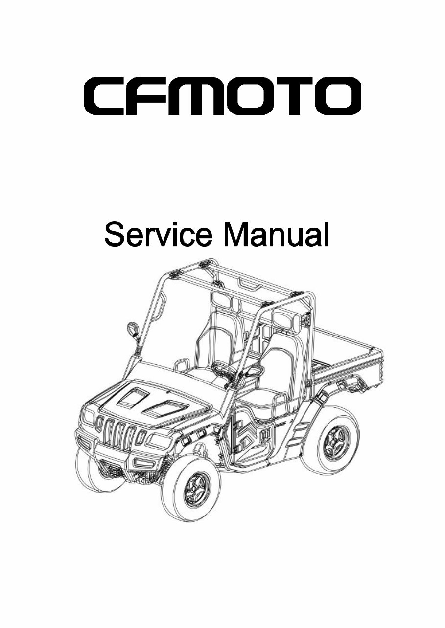 Cfmoto CF500-3/UTV Service Repair Manual preview img 1