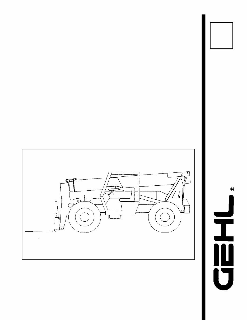 Gehl 883 Dynalift Telescopic Forklift Parts Manual preview img 1