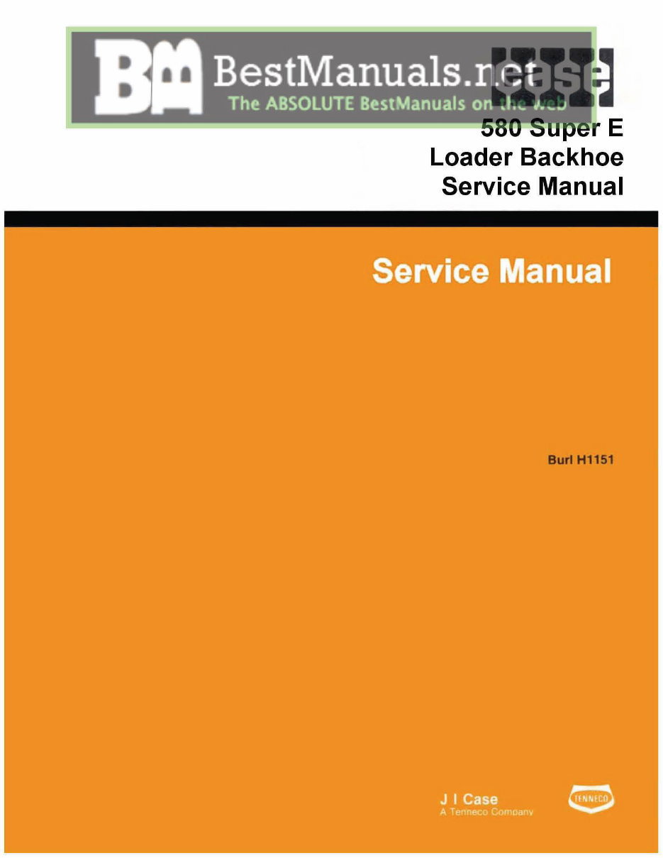 Case 580E 580SE Tractor Illustrated Parts List Manual Catalog - IMPROVED - preview img 1