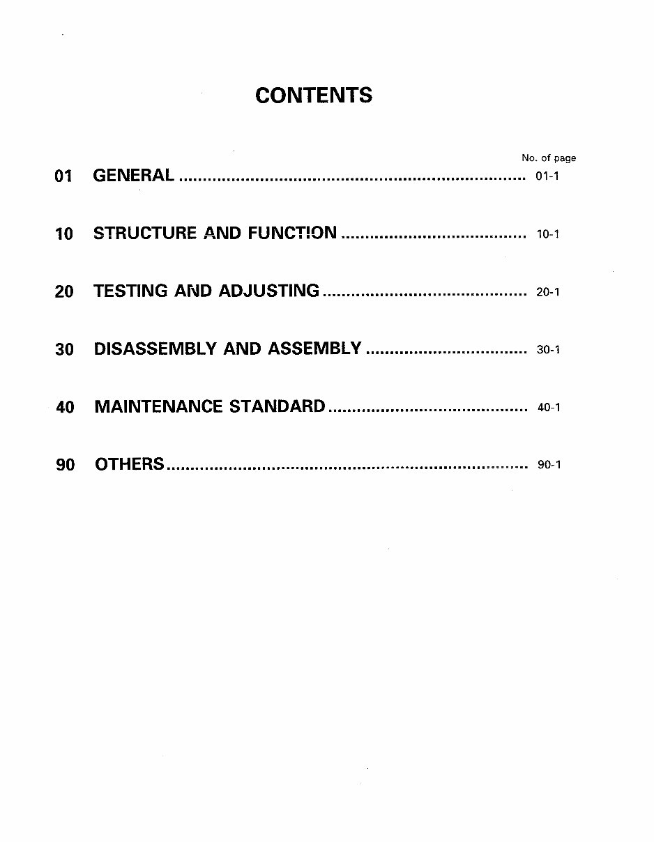 Komatsu WA50-3 workshop manual. preview img 2