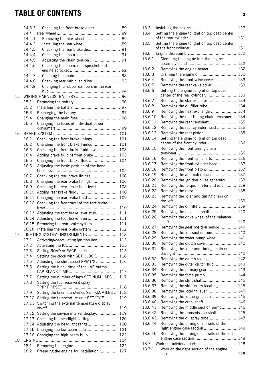KTM 1190 RC8 RC8R Bike Service & Repair Manual preview img 5
