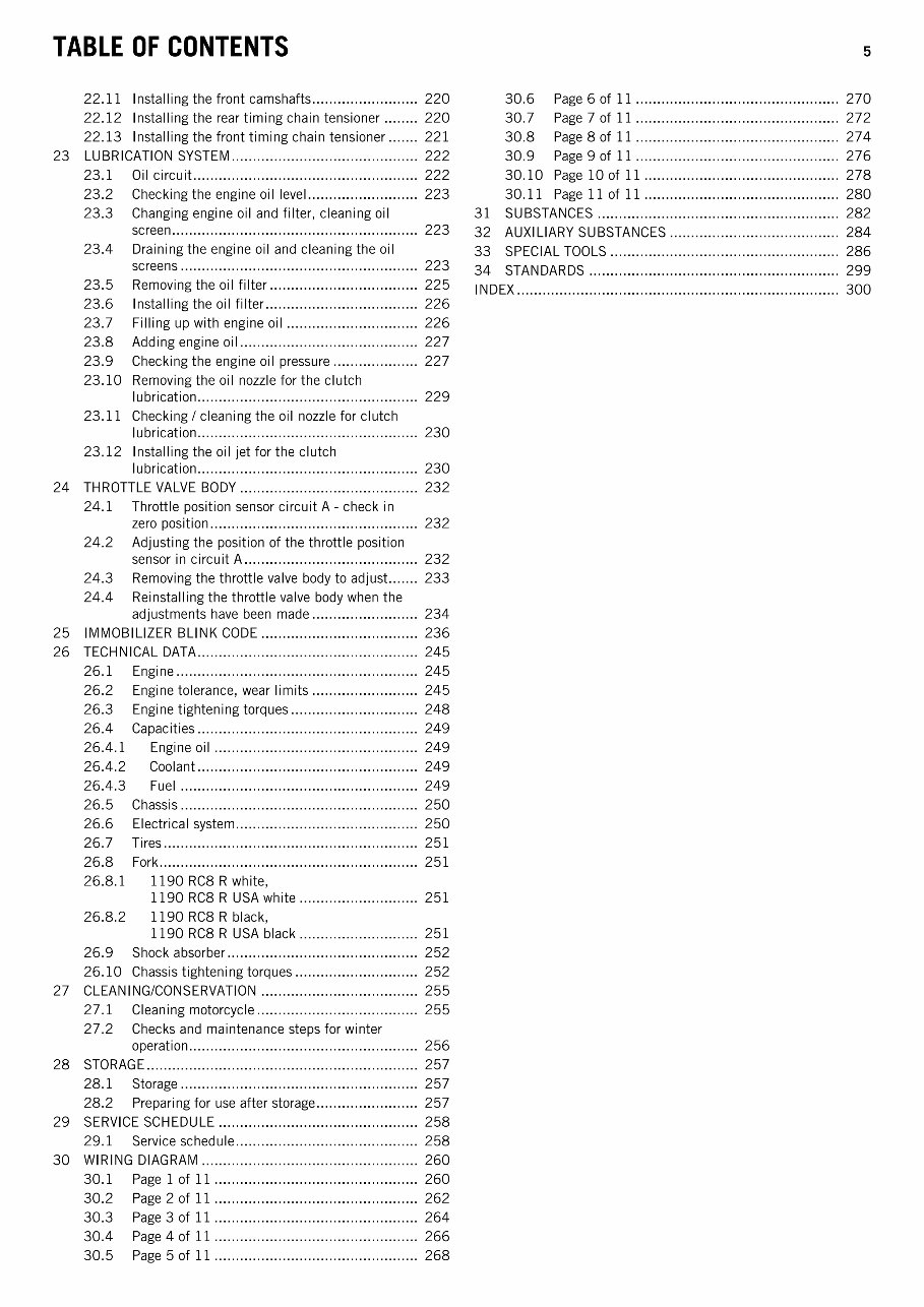 KTM 1190 RC8 RC8R Bike Service & Repair Manual preview img 7