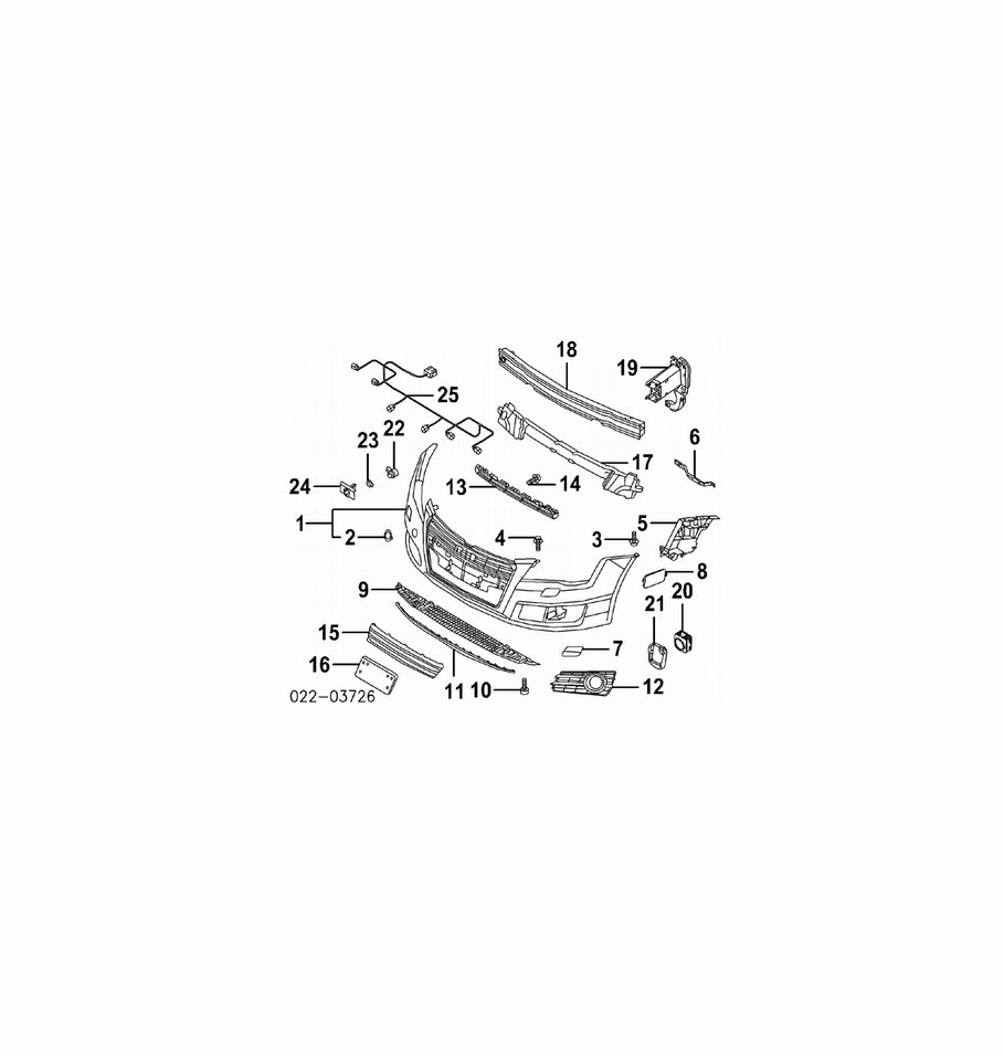 2007 - 2014 AUDI A7 Parts LIST CATALOG preview img 2