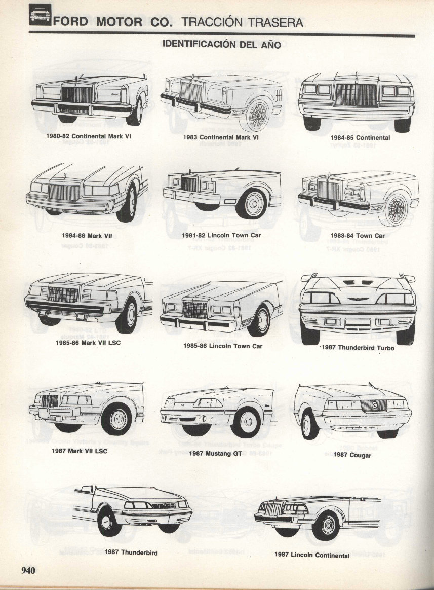 1979-1987 Ford Thunderbird Service & Repair Manual (Spanish) preview img 5