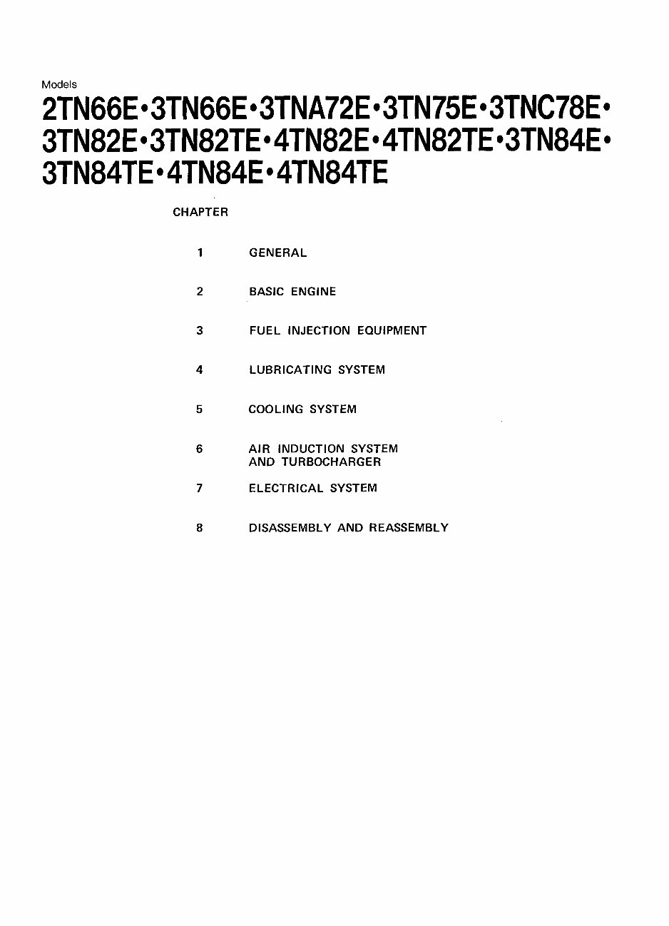 YANMAR 2TNE68 3TNE68 3TNE74 Engine Full Service & Repair Manual preview img 4