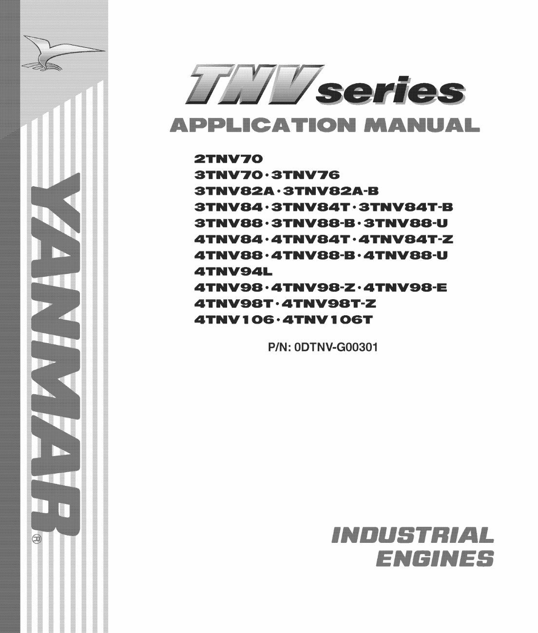Yanmar Industrial Engine 2TNV70, 3TNV70, 3TNV76 Service Repair Manual INSTANT preview img 1